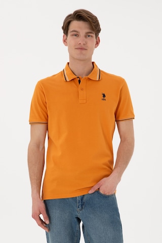 U.S. Polo Assn. Erkek Regular Fit Polo Yaka Kiremit Basic Tişört 50306011-VR031