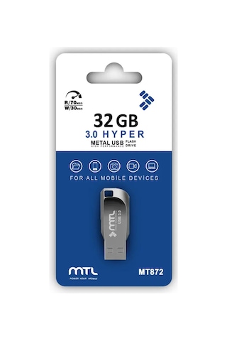 32 Gb Usb 3.0 Hızlı Usb Flash Bellek Metal Gövdeli Yüksek