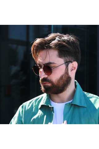 Alm Kahverengi Unisex Güneş Gözlüğü