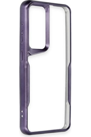 Gld-spt- Newface Samsung Uyumlu Galaxy A55 5g Kılıf Boyi Silikon Kapak - Derin Mor