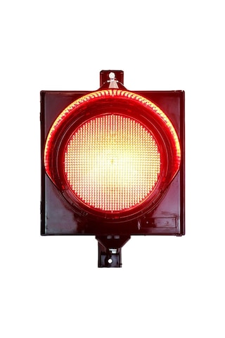 200 Mm Power Ledli Tekli Sinyal Verici, Trafik Lambası-573 - 24 Vdc