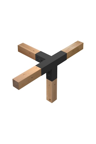 9 X 9 Ahşap Kirişler Için Tetraflex 4 Kollu Pergola Orta Braketi