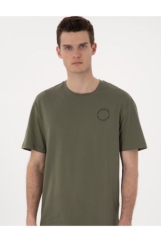 Pierre Cardin Erkek Haki Tişört 50310076-vr027 Haki