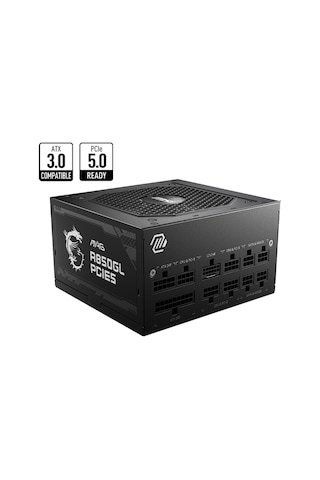 Msı Mag A850gl 850w 80+ Gold Gen 5.0 Atx 3.0 120mm Fanlı Psu