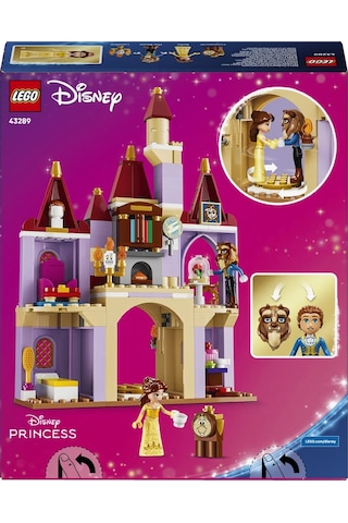 LEGO® ǀ Disney Princess Güzel ve Çirkin’in Büyülü Şatosu 43289 – 5 Yaş Üzeri için 4 Karakter İçeren Oyuncak Yapım Seti (254 Parça)