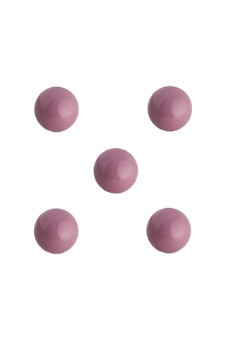 5 Adet Tomurcuk Porselen Top Düğme Pembe Çocuk Odası Kulp Pembe