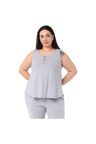 Büyük Beden Penye Açık Gri Eşofman Takımı-açık Gri Açık Gri