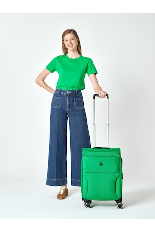 United Colors Of Benetton Unıted Colors Of Benetton Unisex Kabin Boy Valiz V.14bnt2500-03-ysl Yeşil