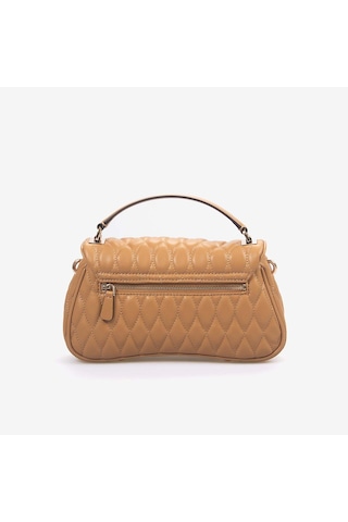 Guess Valla Kapitoneli Kadın El Çantası Hwqg8122200 Beige