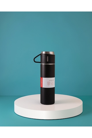Termos Seti 304 Çelik 500 Ml 2 Bardaklı Uzun Süre Isı Korumalı Çok Renkli