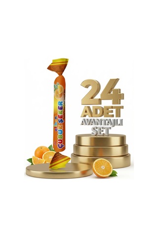 Afia Afibon Portakallı Çubuk Şeker 24x6,7 Gr