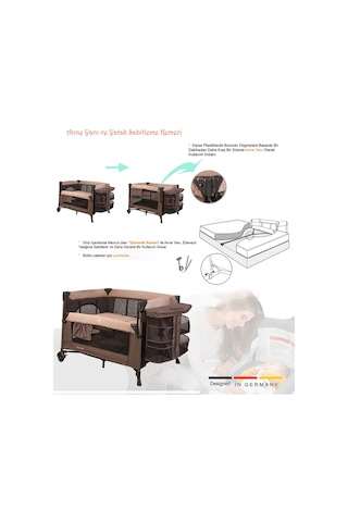 Holmer Coolstyle Anne Yanı/park Yatak Multi Pro Oyun Parkı/anne Yanı/beşik