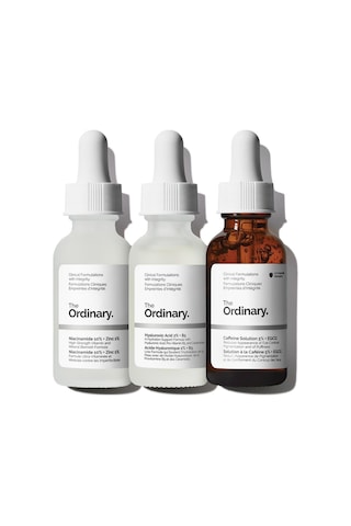 The Ordinary Caffeine Solution + Hyaluronic Acid + Niacinamide Serum 3 x 30 ML