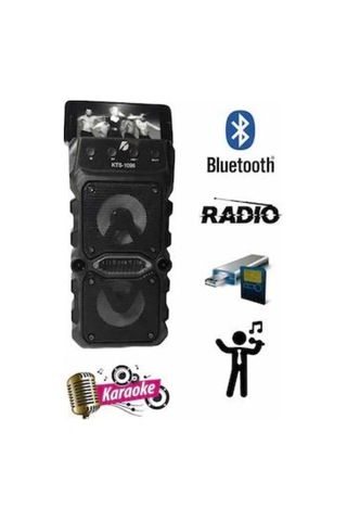 Mey İthalat Bluetooth Hoparlör Yüksek Ses Kaliteli Büyük Boy Çift Çıkışlı Ses Bombası