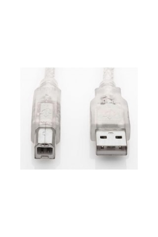 S-Link Sl-U2015 Usb2.0 1.5M  Şeffaf Yazıcı Kablosu