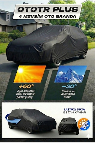 Hyundai Excel Araç Brandası Siyah