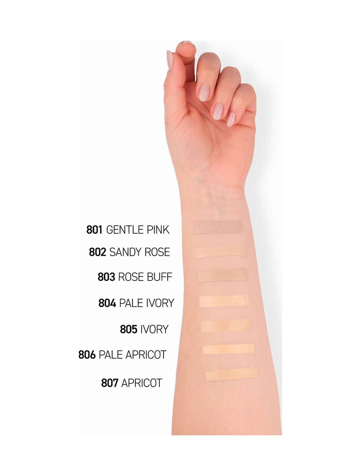 Alix Avien Kırışıklık Karşıtı Nemlendirici SPF30 Parlak Bitişli Fondöten Care Enhancer 803 Rose Buff