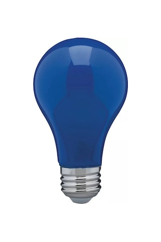 1 Adet 10 Watt Mavi Işık E27 Duy Led Ampul, Mavi Işık 10 Watt Tasarruflu Led Ampul, Mavi Işık Ampul