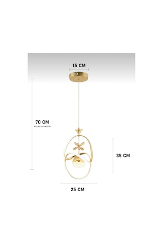 Tek Toplu Modern Gold Kaplama Sarkıt Led Avize Salon Avize 3 Renk Ledli Gold