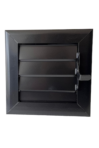 Miss Worble Şömine Menfezi Hareketli Panjurlu 15 X 15 Cm Siyah