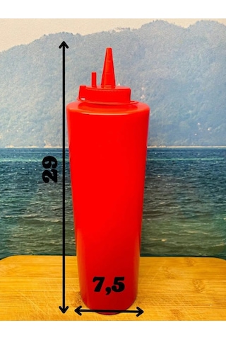 Perfect Shop Salata Sosu Kabı Plastik. Sos Şişesi. 136746756 Kırmızı Kadife