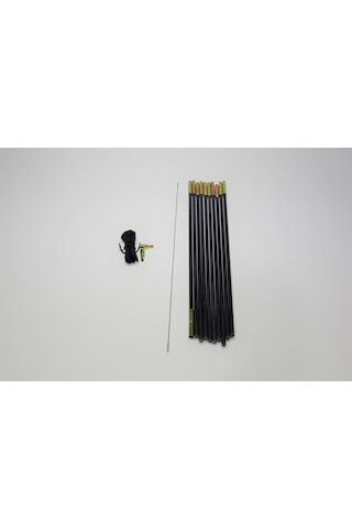 Fiberglas Çadır Polü Seti 8.5 Mm Siyah