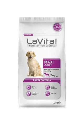 Vital Kuzulu Büyük Irk Yetişkin Köpek Maması 3kg