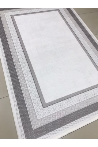 Merinos Halı Vista 76588 095 Serisi Triko Akrilik Salon Oturma Yatak Odası Halısı Gri
