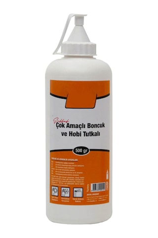 Çok Amaçlı Şeffaf Tutkal Hobi Yapıştırıcı Ahşap, Kumaş, Keçe, Kağıt Karton Süsleme Tutkalı 500gr