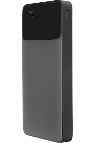 S-link P107 10000mah Prm Type-c Input/output 10w Siyah Lcd+gizli Led Taşınabilir Pil Şarj Cihazı Pow Gri-siyah