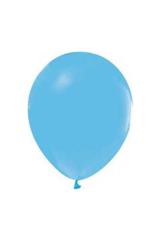 Balon Düz 12 İnc Jojo Balloons Açık Mavi Pk:100 Çok Renkli