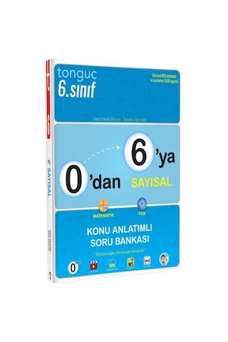 Tonguç 6. Sınıf 0 Dan 6 Ya Konu Anlatımlı Soru Bankası Seti