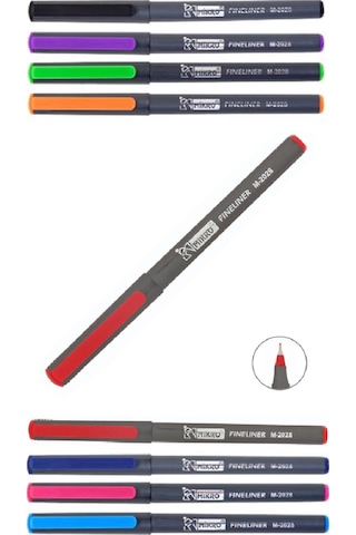 Fineliner Kalem M-2028 0,4mm Keçe Uçlu Kalem 1 Adet