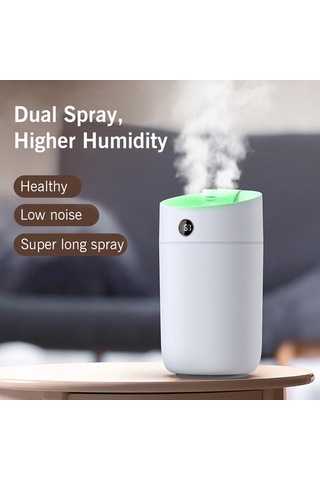 Dancemonkey 3l Kapasiteli Ultrasonik Nemlendirici, Renkli Gece Işığı Ve Akıllı Ekran