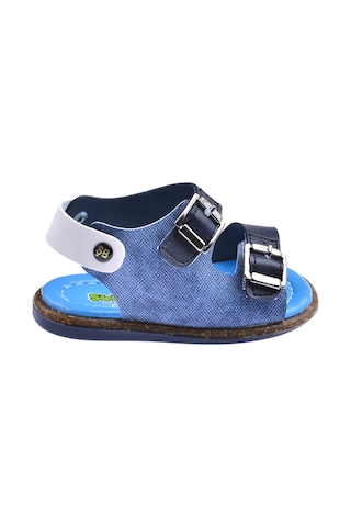 Kiko Kids Erkek Çocuk İlk Adım Sandalet Şb 2330-2339 Lacivert - Mavi 001