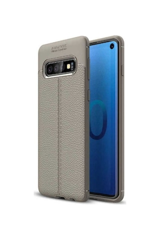 Galaxy S10e Kılıf Zore Niss Silikon Kapak Gri
