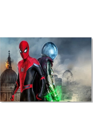 Cakasepetim Spiderman Evden Uzakta Hydro Man Ahşap Mdf Tablo