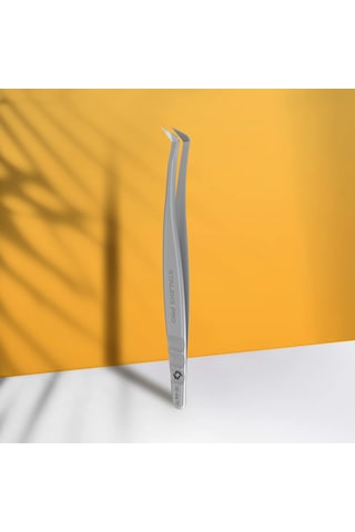 Staleks Expert 44/12 Kirpik Cımbızı Çentikli Fiber L Şeklinde 65 Mm.