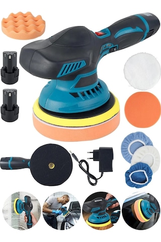 Moonshop Alman 36 V Li-ion Çift Akülü 6 Kademe Devir Ayarlı Pasta