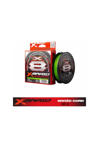 Ygk X035 Braıd Cord Pe X8 150m 4.5kg 0,104mm 0.4 Pe Fluo Green 1pcs