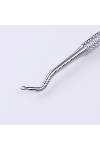 Renkli 07 Çift Taraflı Tırnak Düzeltici Tırnak Eti İtici Pedikür Tırnak Sanatı Aksesuarları