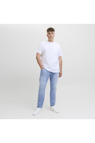 Jack & Jones Büyük Beden Sweat Pantalon- Glenn - 12284341 Blue Denim