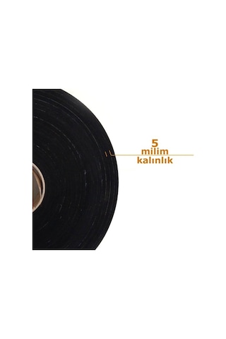 Kapı Pencere Bandı Yapışkan Kapı Pencere Süngeri / Epdm-5Mmx40Mm-Siyah-10 M