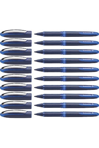 Schneider One Business 0,6 Mm Roller Imza Kalemi Mavi 10 Adet