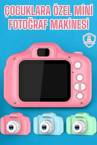 Tek Çocuk Kamerası Dijital 1080p Hd Kaliteli Mini Fotoğraf Makinesi Profesyonel Najmaddin Diğer
