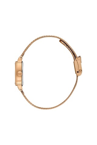 Danıel Kleın Dke.1.10979-5 Dikdörtgen Rose Gold Hasır Kordon Kadın Kol Saati Rose Gold