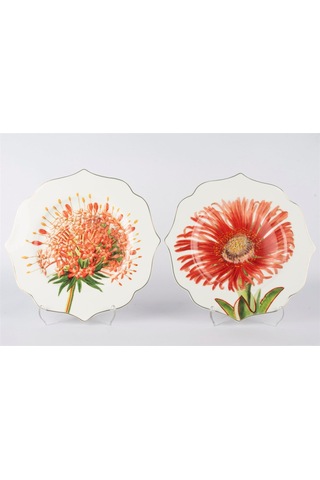 2li Art Of Botanical Kırmızı Servistabağı 28 Cm-5865