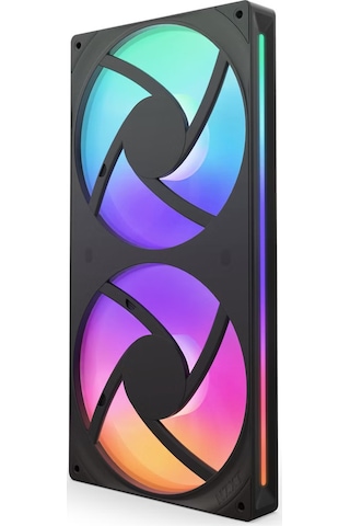 Nzxt F280 Rgb 2'li Siyah 280 Mm Fan Rf-u28hf-b1