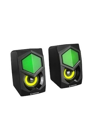 Rampage RMS-175BT 2+1 5Wx2 Bluetooth-USB-MicroSD-FM Rainbow Aydınlatmalı Gaming Hoparlör