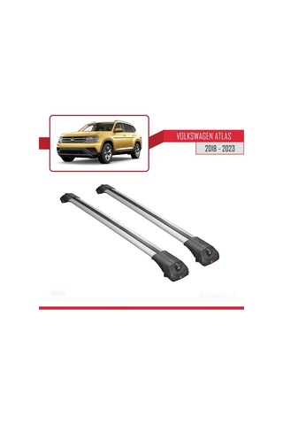 Volkswagen Atlas 2018-2023 İle Uyumlu Ace-1 Ara Atkı Tavan Barı Gri